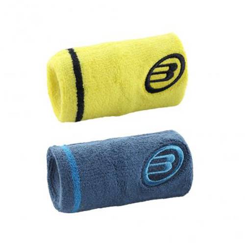 WRISTBAND BULLPADEL BPMU2205 JAUNE/BLEU