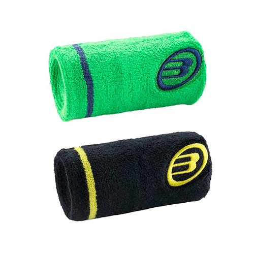 WRISTBAND BULLPADEL BPMU221 VERT/NOIR