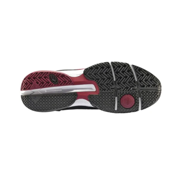 CHAUSSURES BULLPADEL HACK HYBRID ROUGE BORDEAUX – Image 3