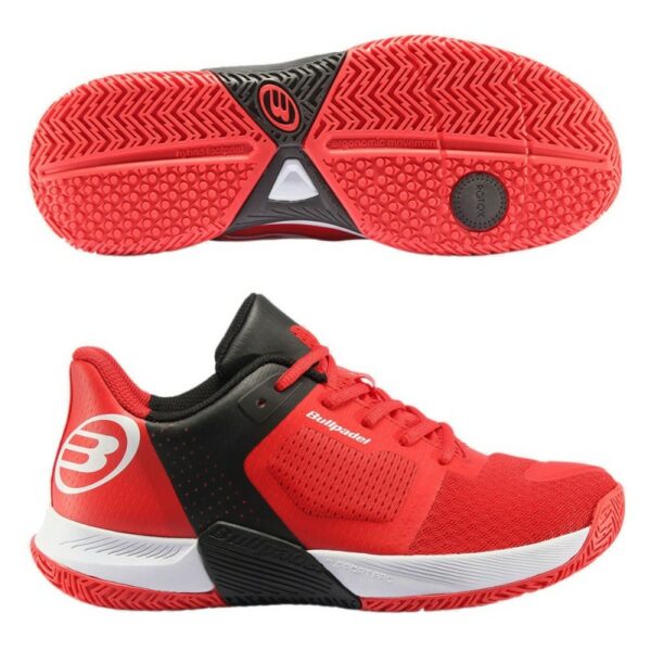 CHAUSSURES BULLPADEL NEXT HYBRID ROUGE – Image 2