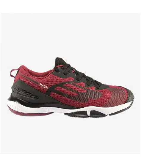 CHAUSSURES BULLPADEL HACK HYBRID ROUGE BORDEAUX