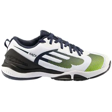 CHAUSSURES BULLPADEL HACK HYBRID BLANC ET BLEU