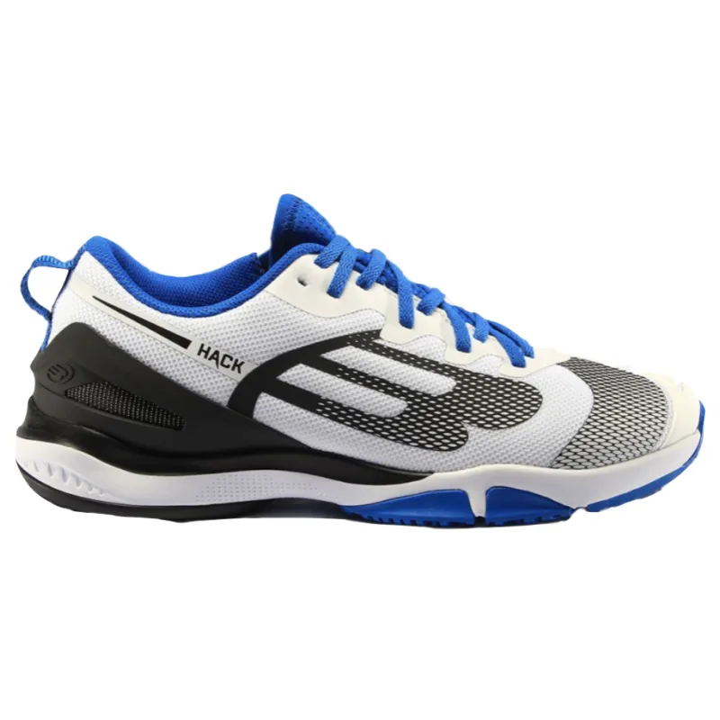 CHAUSSURES BULLPADEL HACK HYBRID BLANC ET BLEU