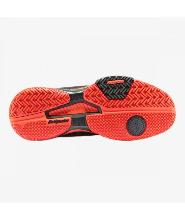 CHAUSSURES BULLPADEL HACK HYBRID NOIR ET ROUGE – Image 2
