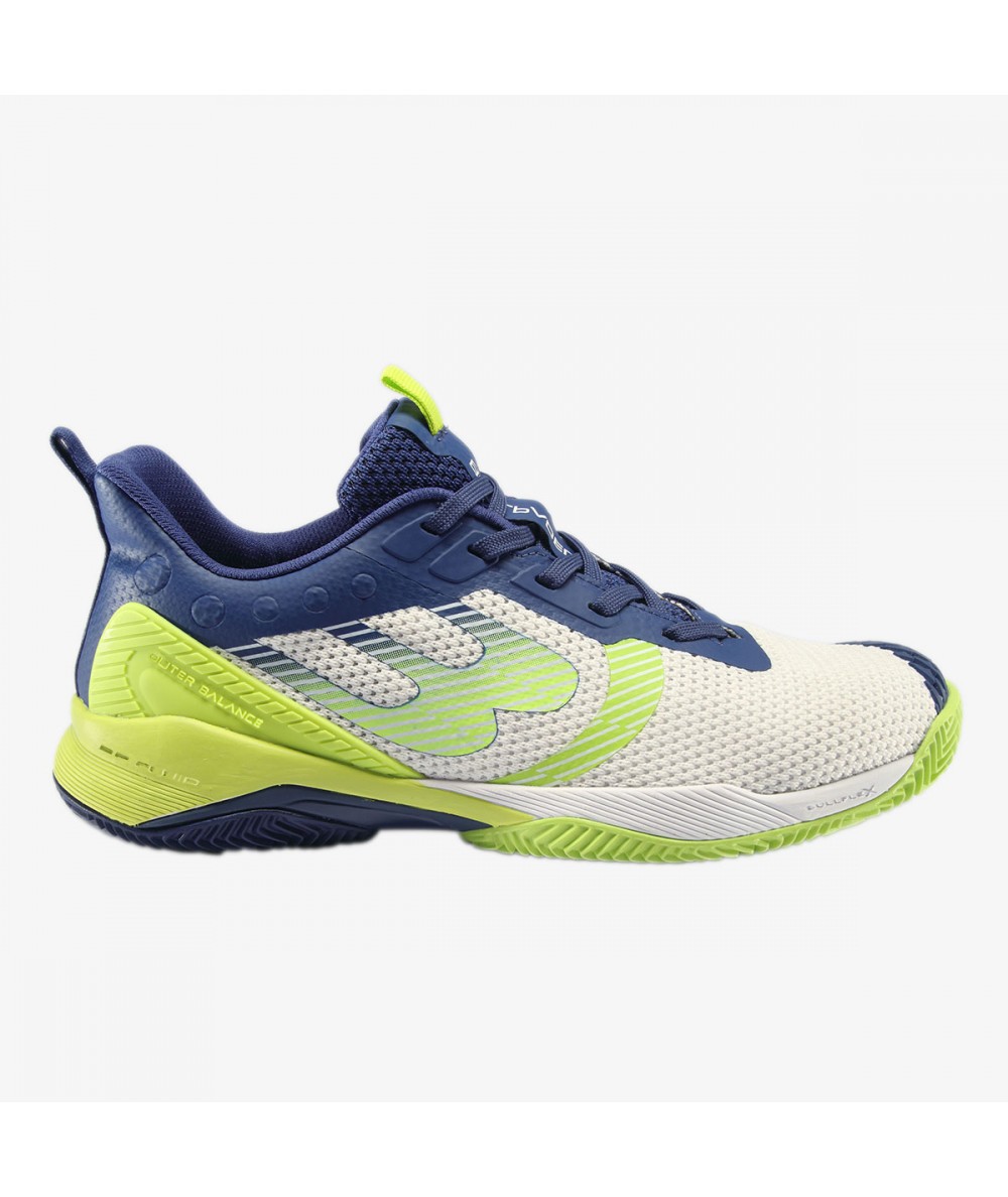 CHAUSSURES BULLPADEL VERTEX GRIP BLANC ET BLEU
